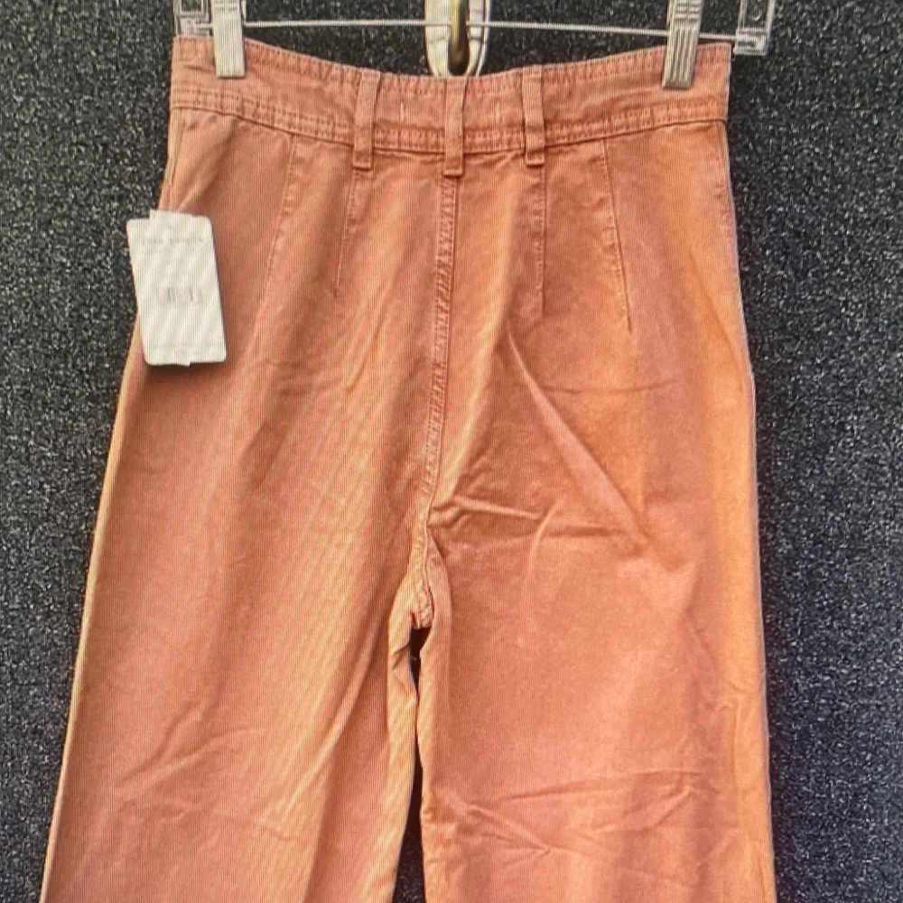 We The Free Wide-Leg Pants in Rust Orange